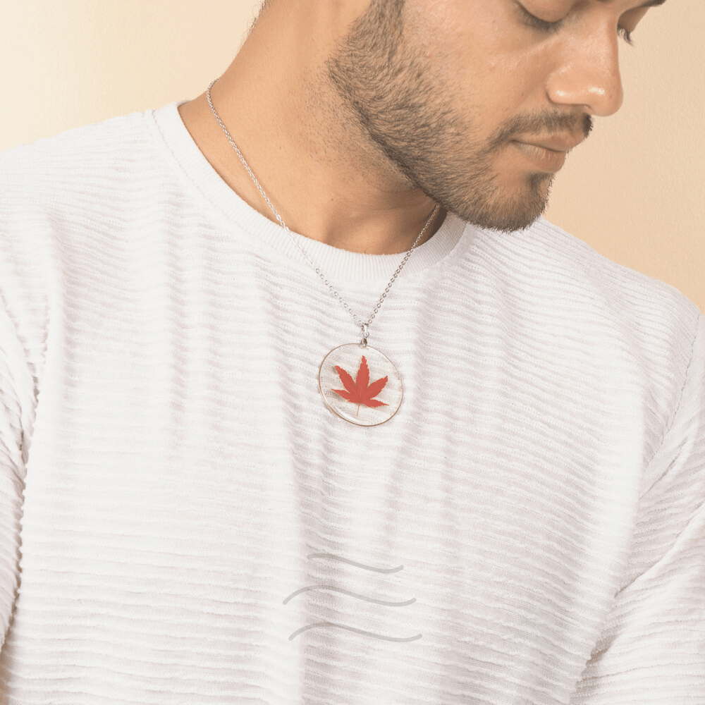 The Fall Locket - Real flower Jewellery - Leafy Affair
