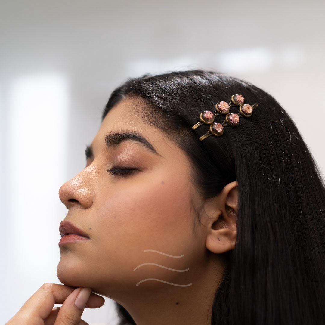 Inanna's Floret Hairpin - Real flower Jewellery - Leafy Affair