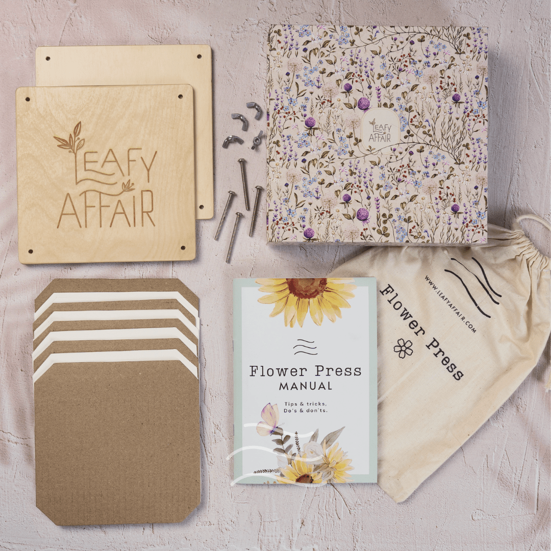 Flower Press - Real flower Jewellery - Leafy Affair