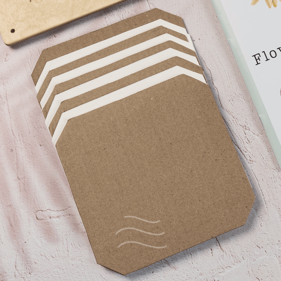 Refill Pack - Parchment Sheets + Carboard Sheets - Real flower Jewellery - Leafy Affair