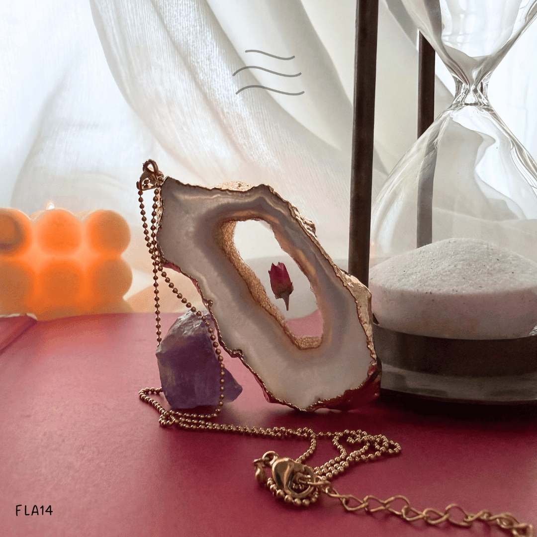 Floragate 14 - Real flower Jewellery - Leafy Affair