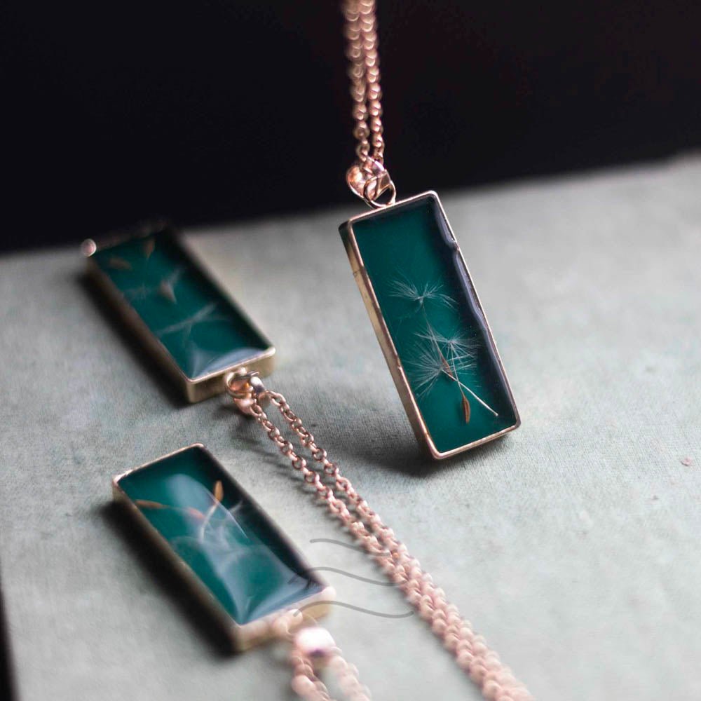 Jul Gift - Real flower Jewellery - Leafy Affair