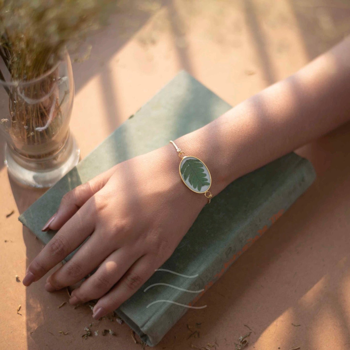 Forever Fern Bracelet - Real flower Jewellery - Leafy Affair