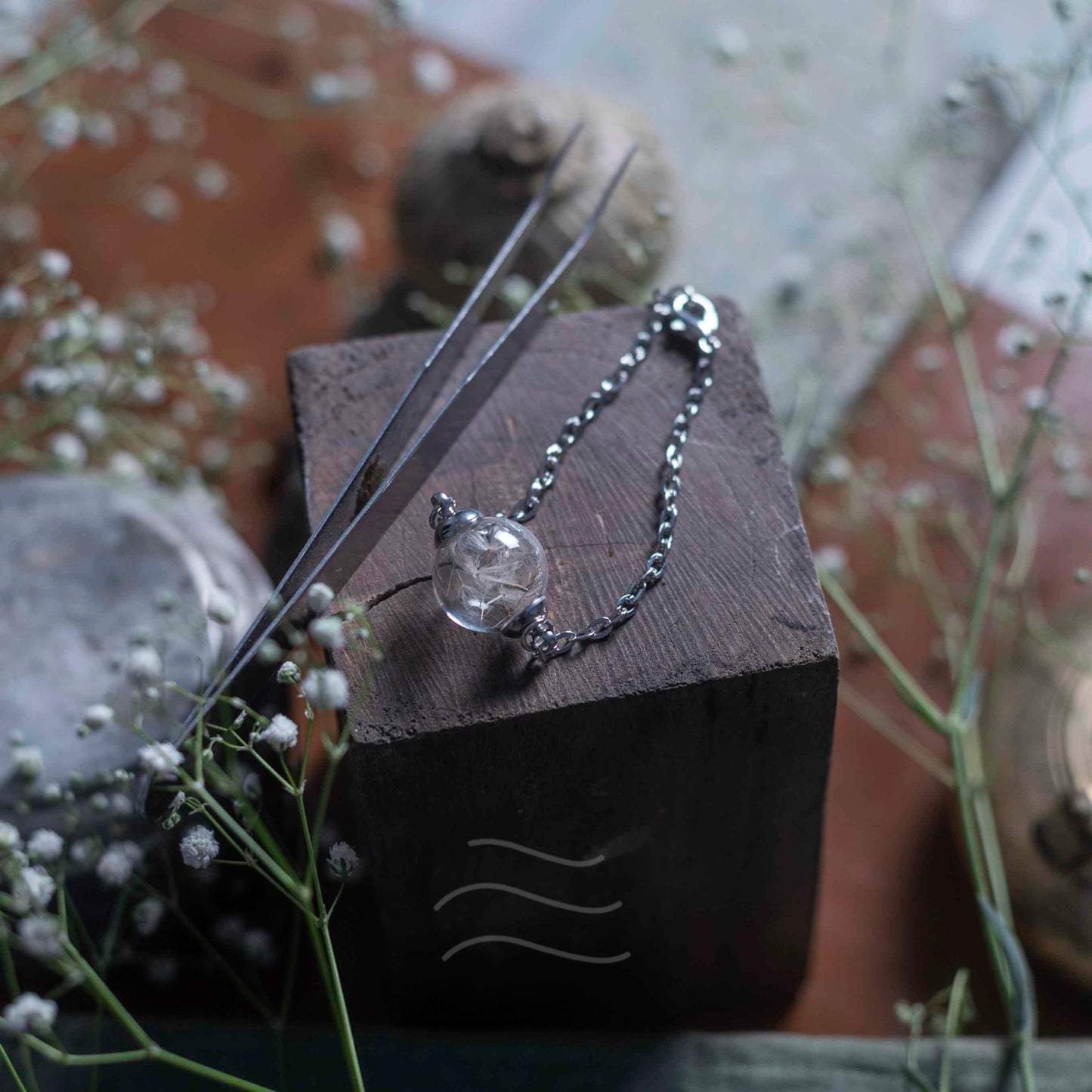 Dandelion - A Promise Bracelet - Real flower Jewellery - Leafy Affair