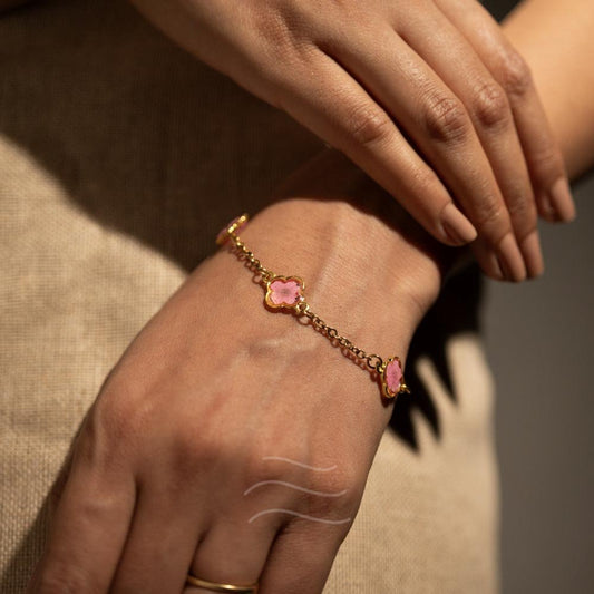 Loveglyph Bracelet - Real flower Jewellery - Leafy Affair