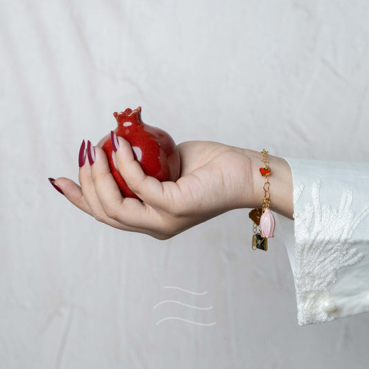 The Heart Skip Bracelet - Real flower Jewellery - Leafy Affair