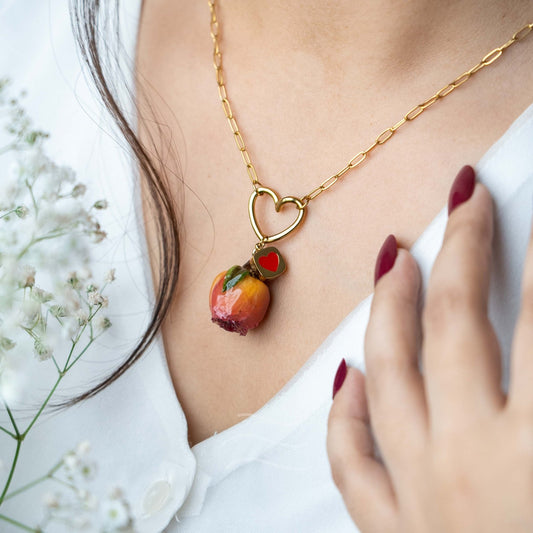 End Game Necklace - Real flower Jewellery - Leafy Affair