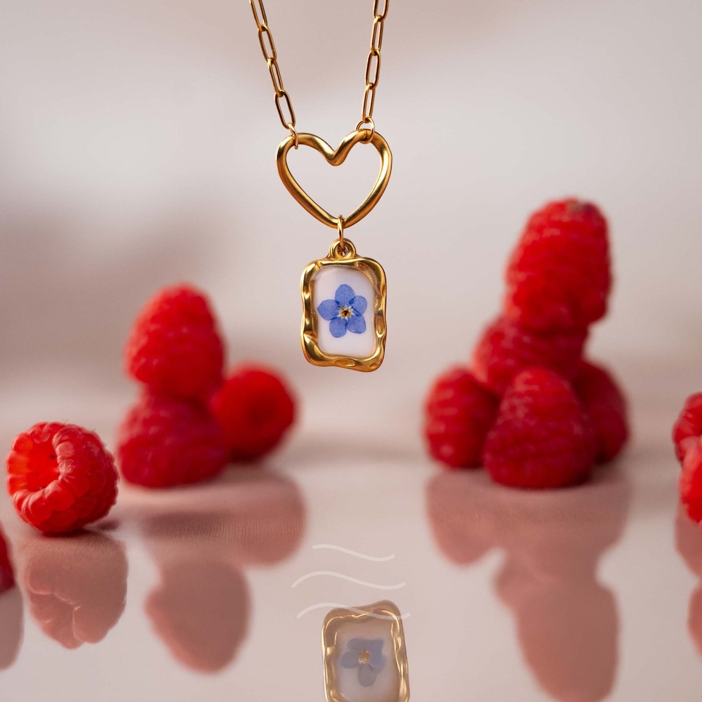 Love Story Necklace - Real flower Jewellery - Leafy Affair