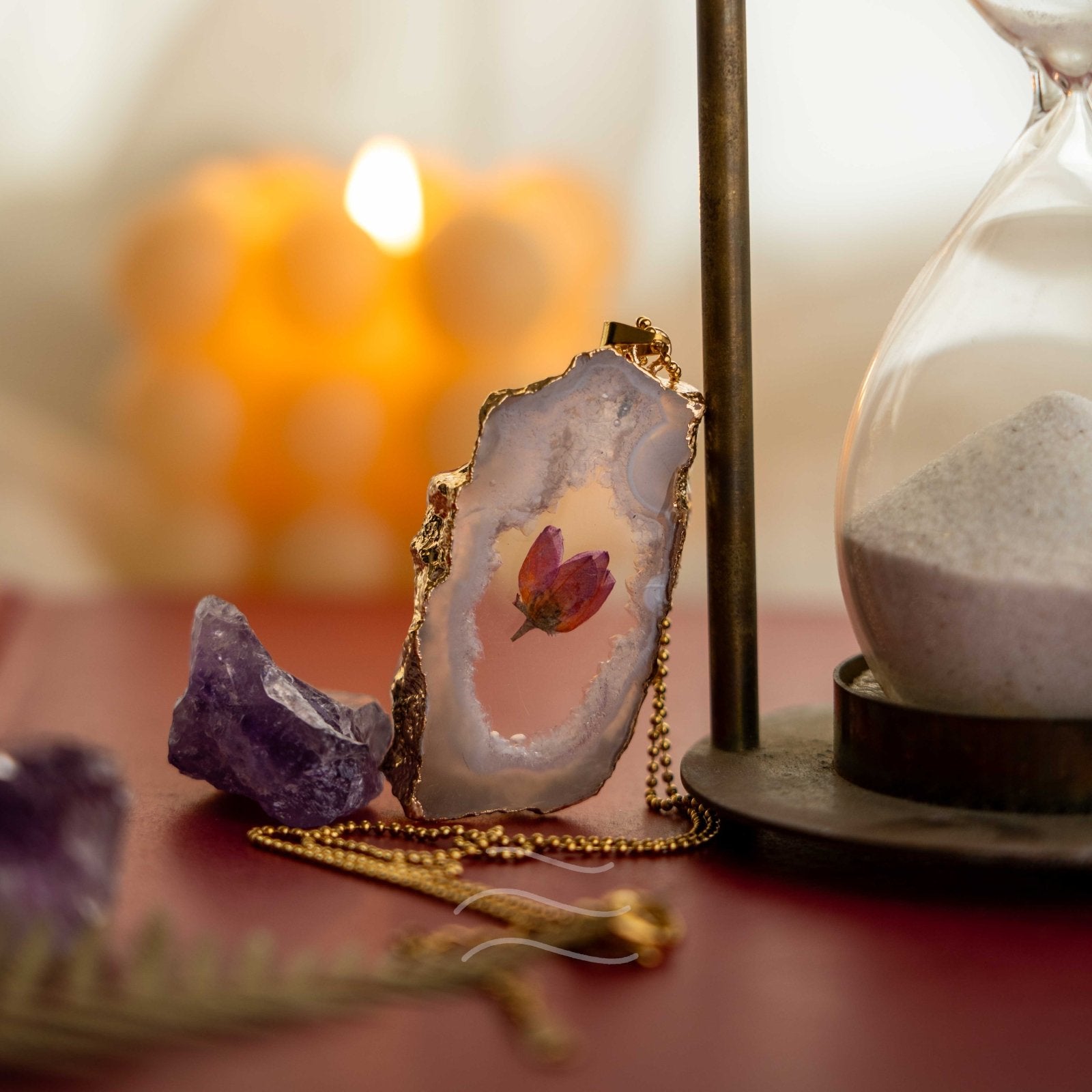 Floragate 26 - Real flower Jewellery - Leafy Affair