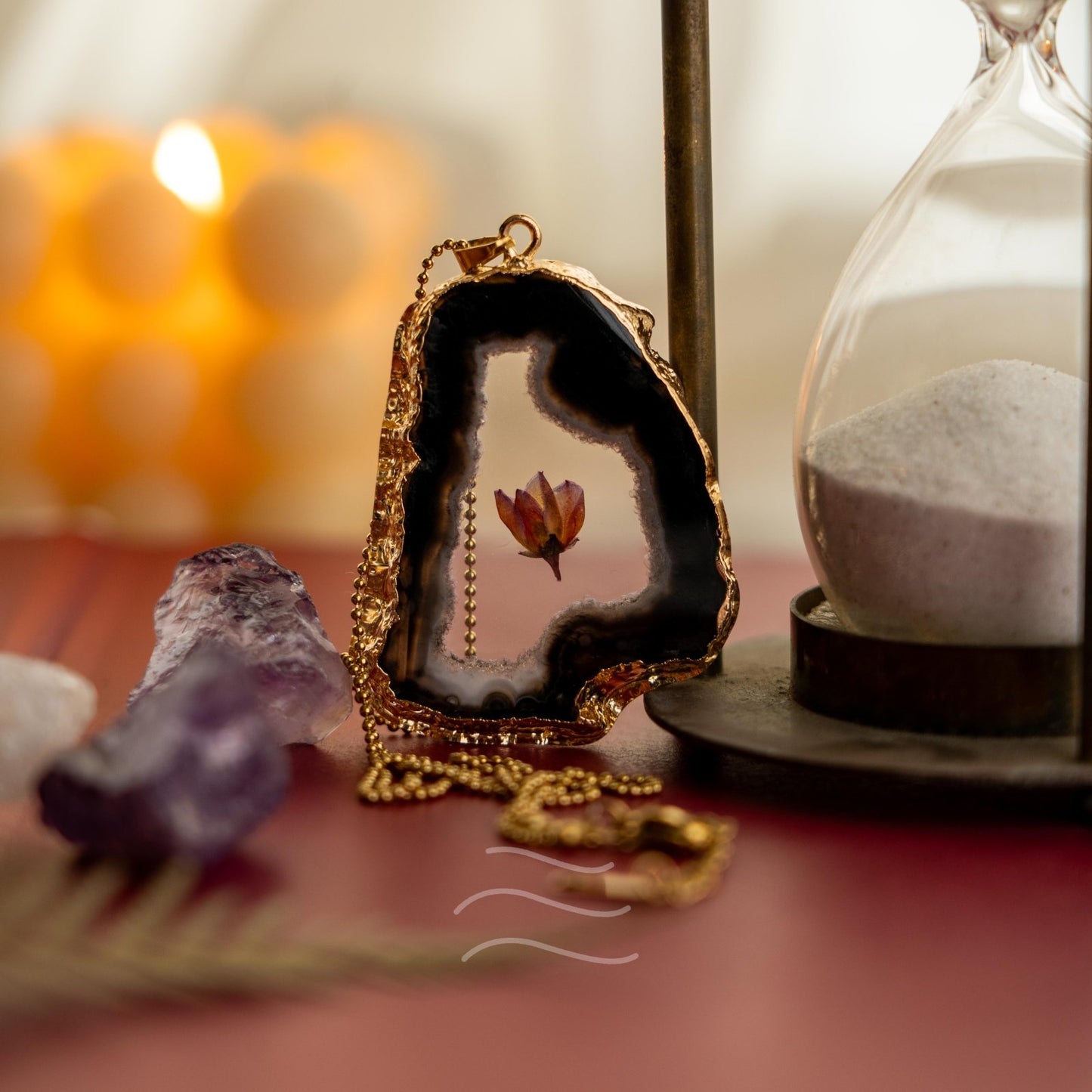 Floragate 39 - Real flower Jewellery - Leafy Affair