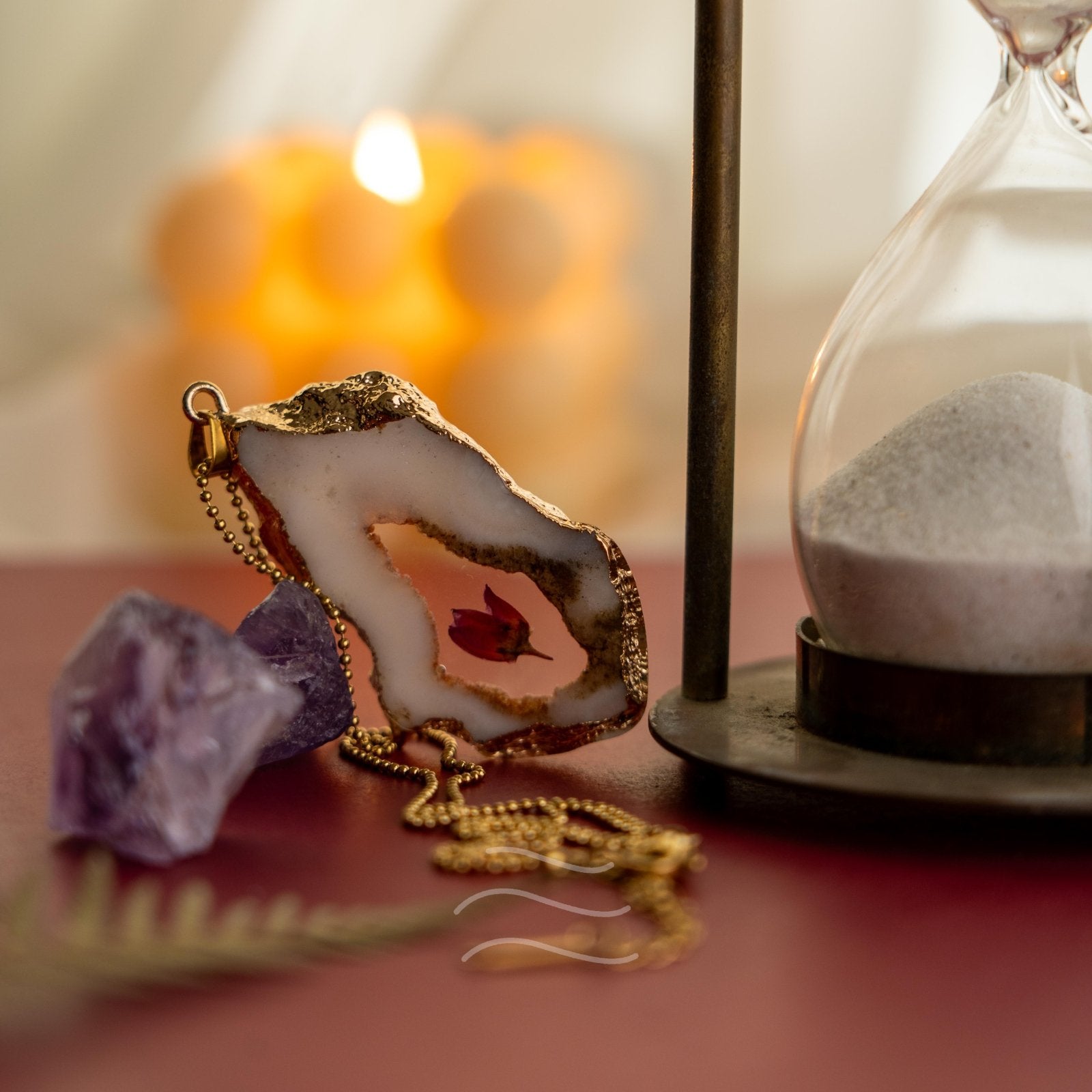 Floragate 45 - Real flower Jewellery - Leafy Affair
