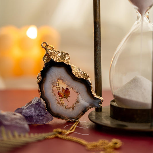 Floragate 58 - Real flower Jewellery - Leafy Affair