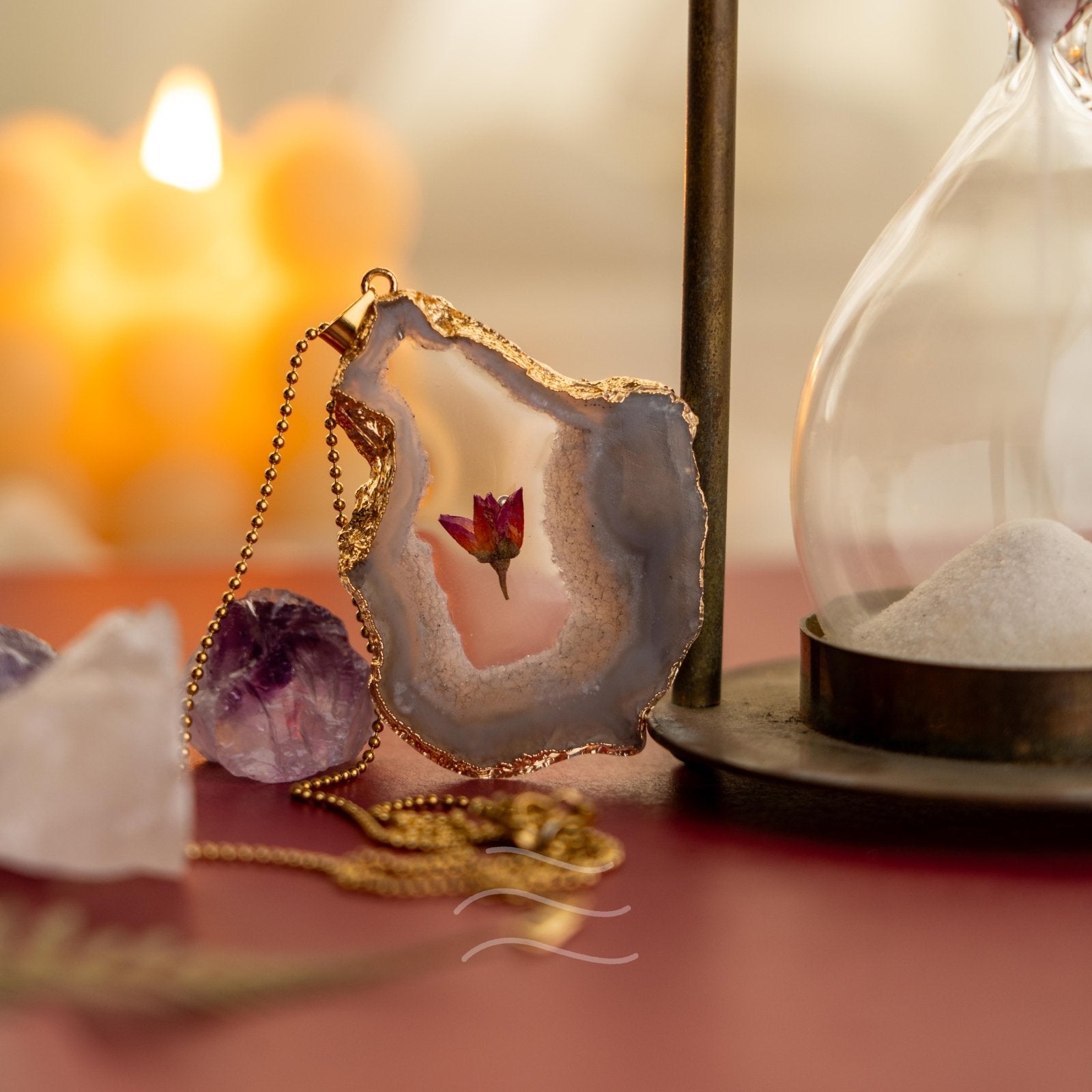 Floragate 64 - Real flower Jewellery - Leafy Affair