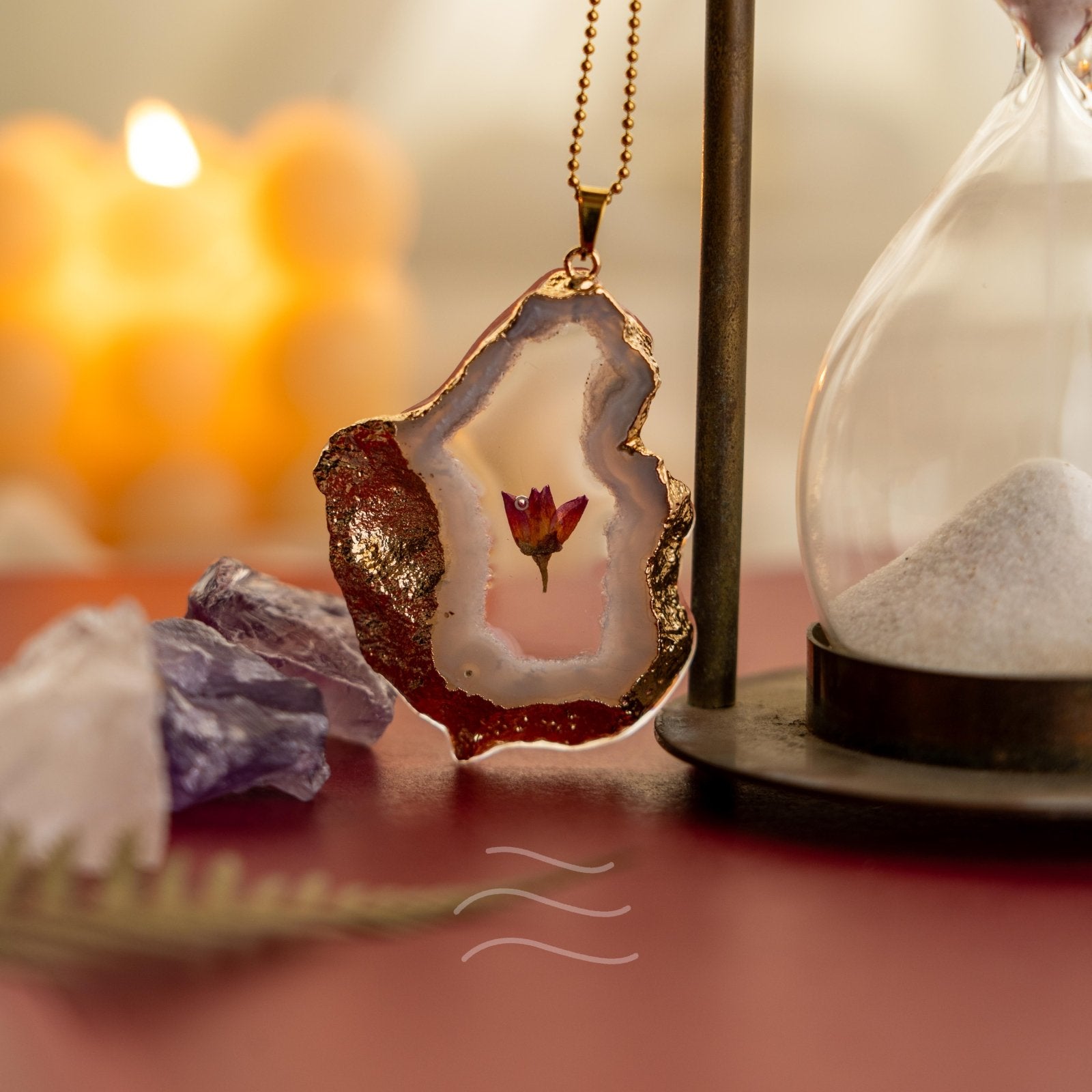 Floragate 64 - Real flower Jewellery - Leafy Affair