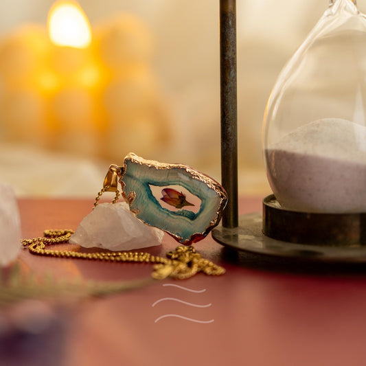 Floragate 78 - Real flower Jewellery - Leafy Affair