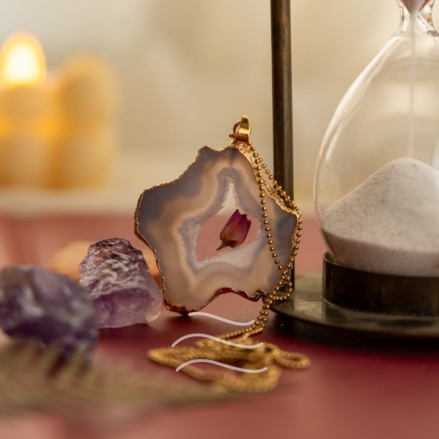 Floragate 98 - Real flower Jewellery - Leafy Affair