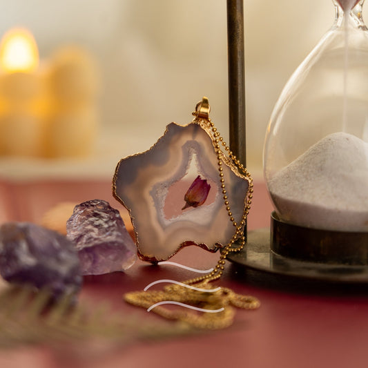 Floragate 98 - Real flower Jewellery - Leafy Affair