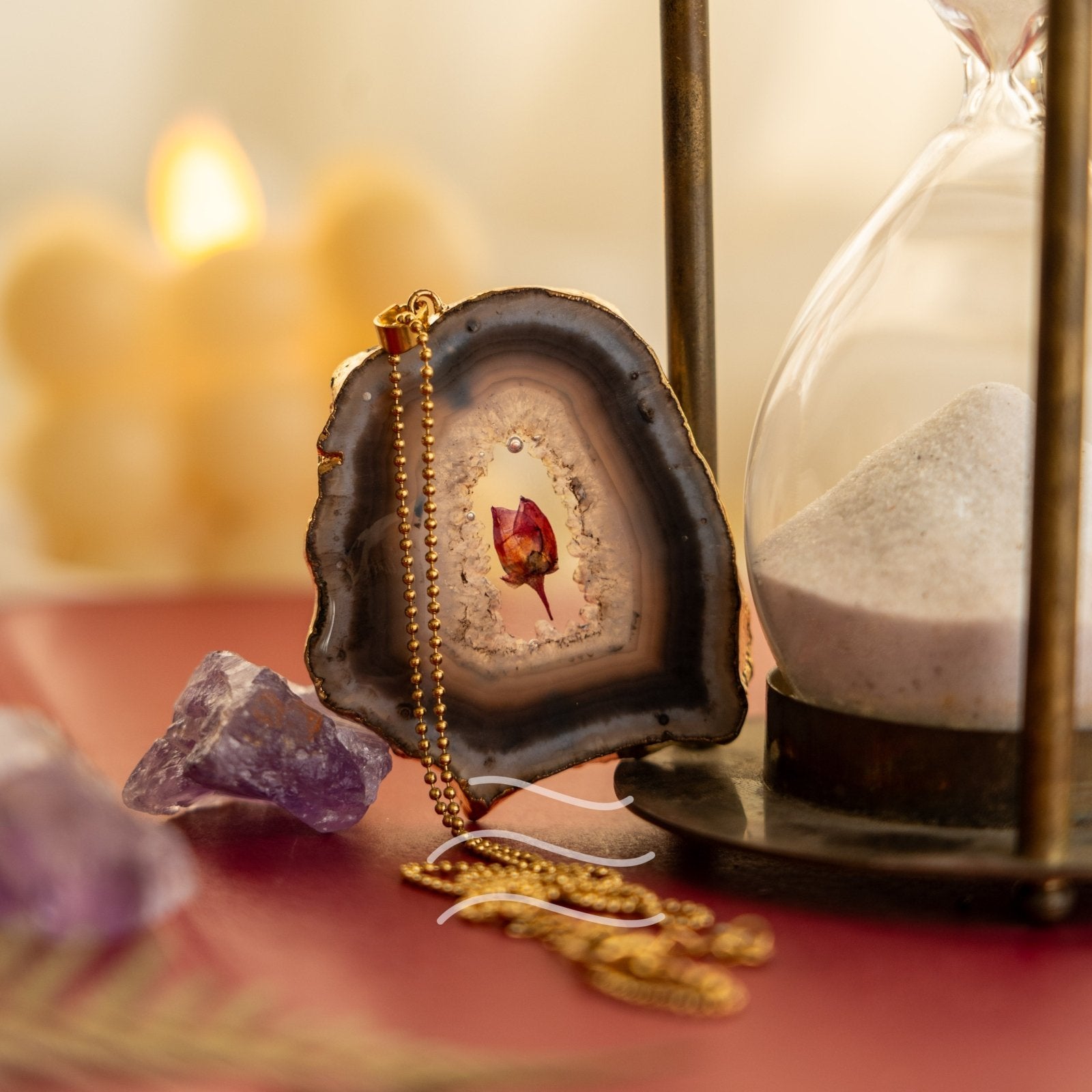 Floragate 104 - Real flower Jewellery - Leafy Affair
