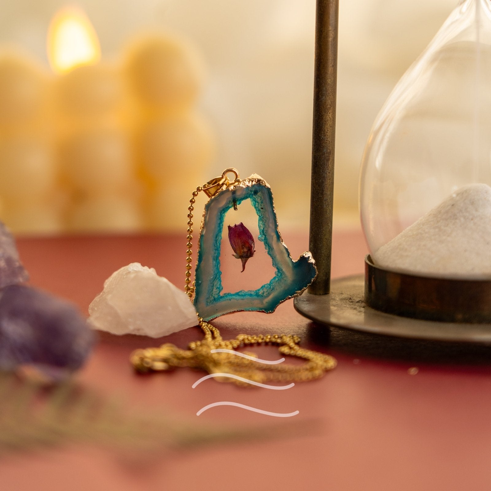 Floragate 112 - Real flower Jewellery - Leafy Affair