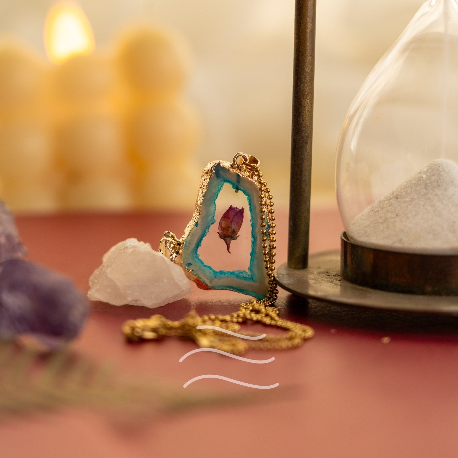 Floragate 112 - Real flower Jewellery - Leafy Affair