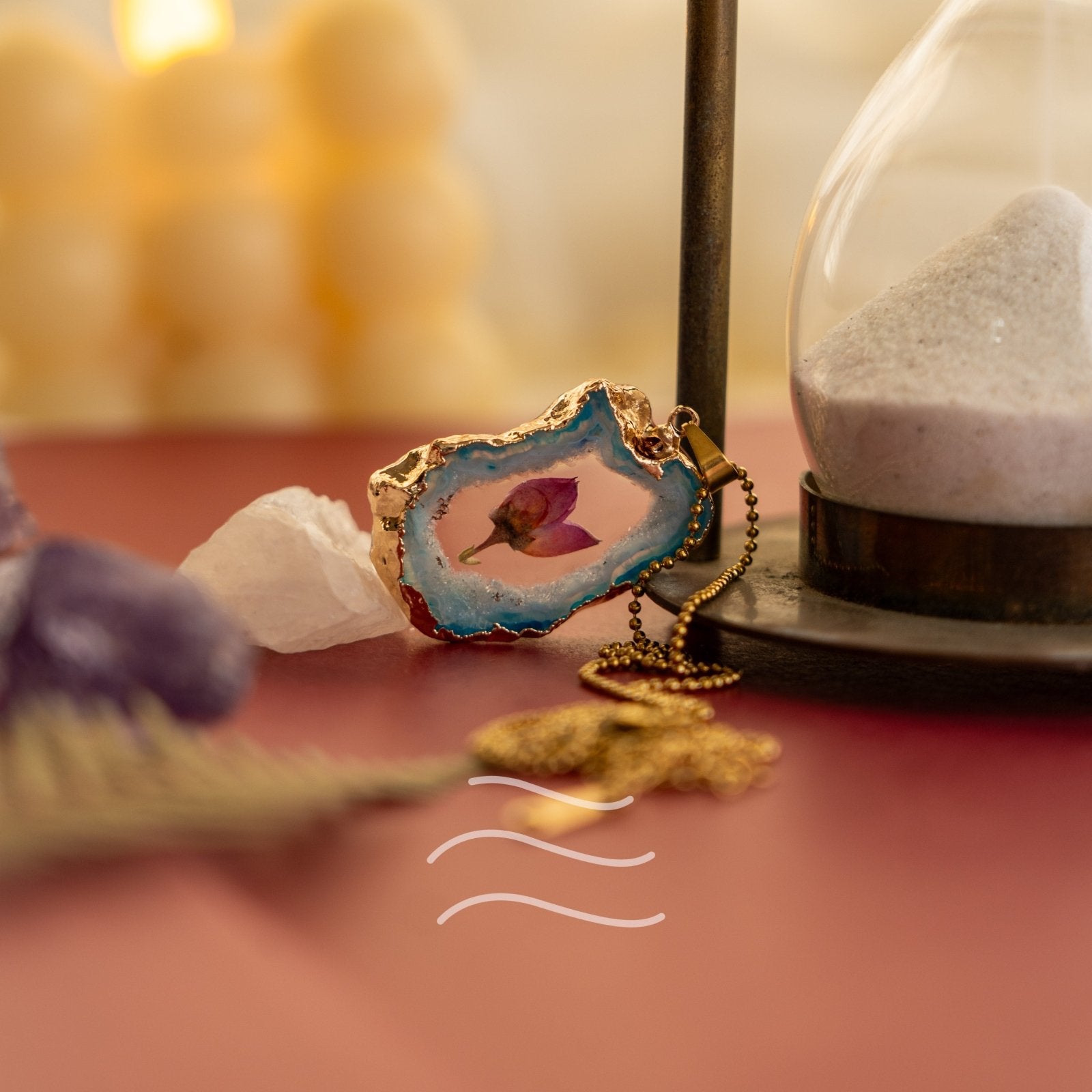 Floragate 114 - Real flower Jewellery - Leafy Affair