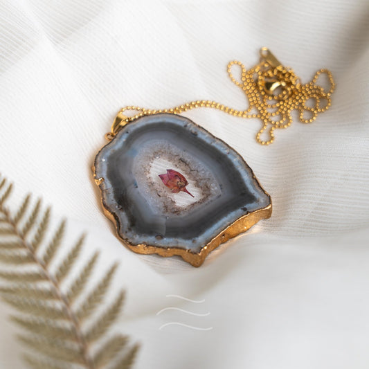 Floragate 104 - Real flower Jewellery - Leafy Affair