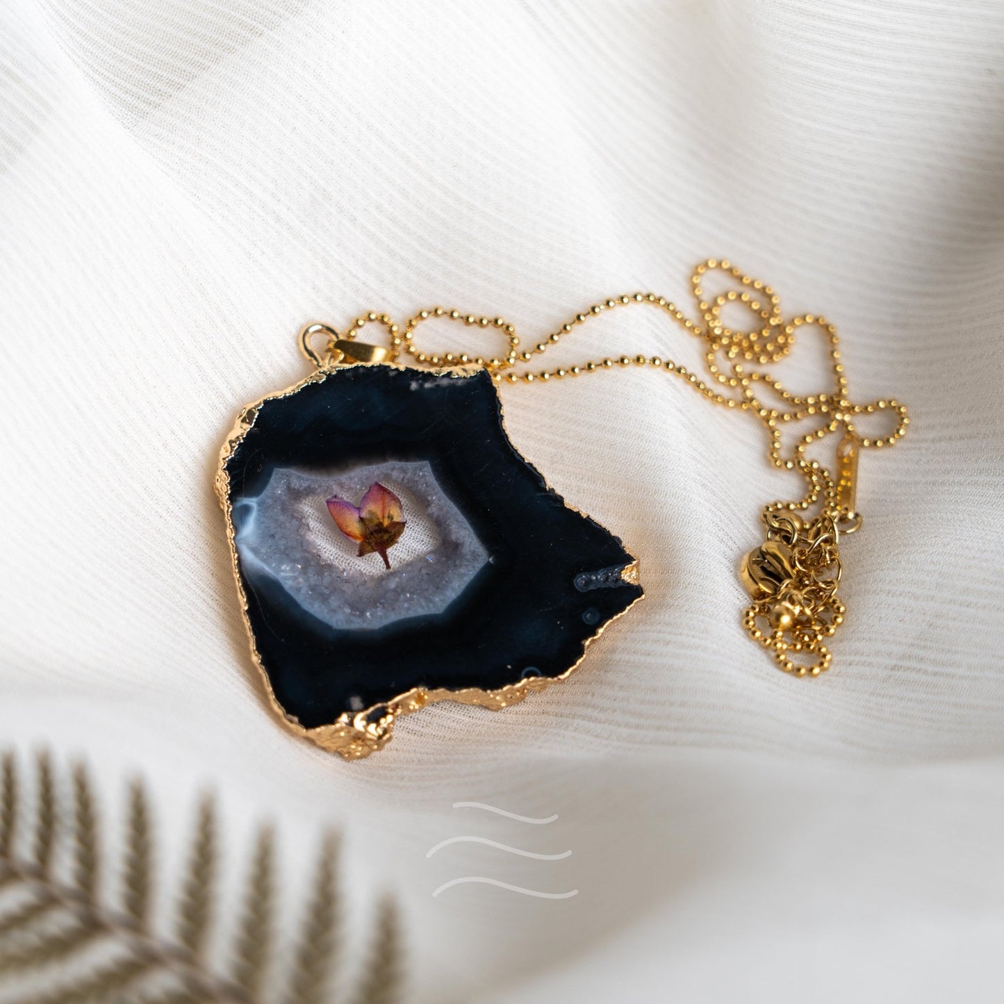 Floragate 44 - Real flower Jewellery - Leafy Affair