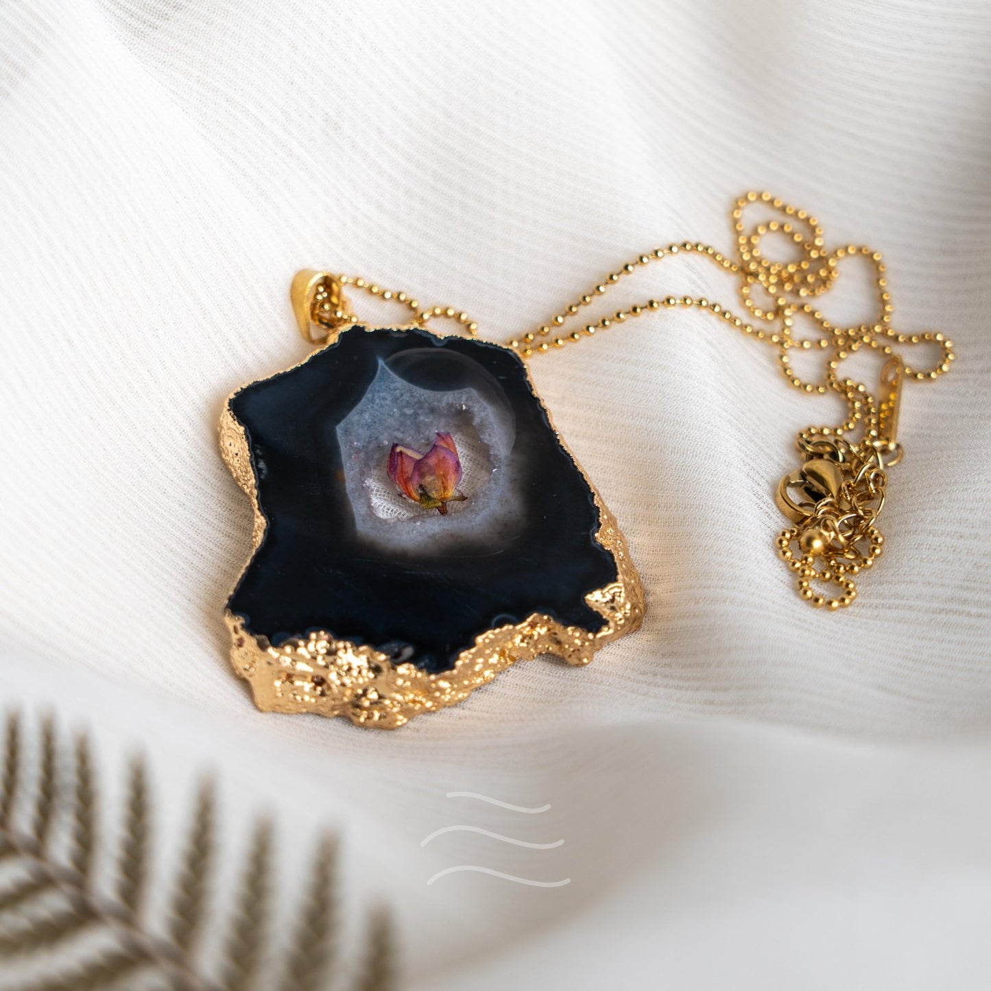 Floragate 44 - Real flower Jewellery - Leafy Affair