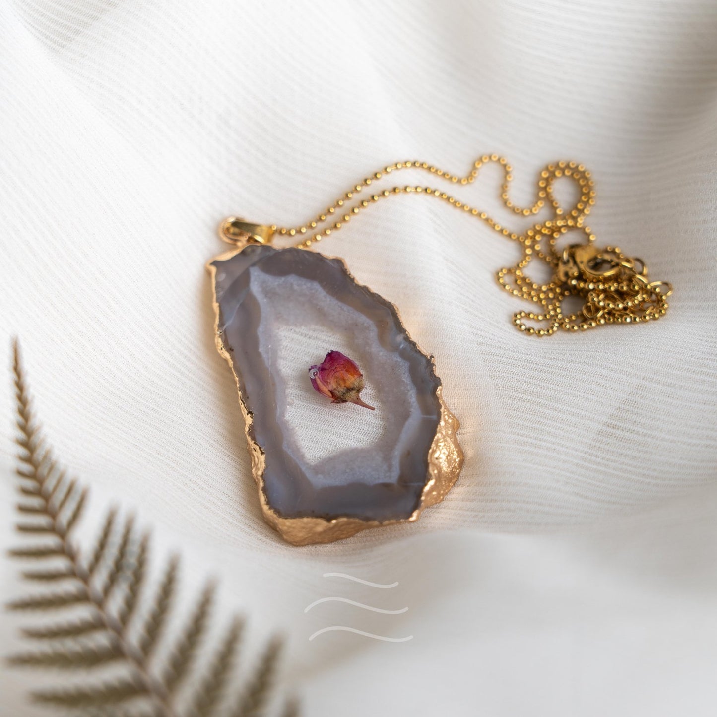 Floragate 46 - Real flower Jewellery - Leafy Affair