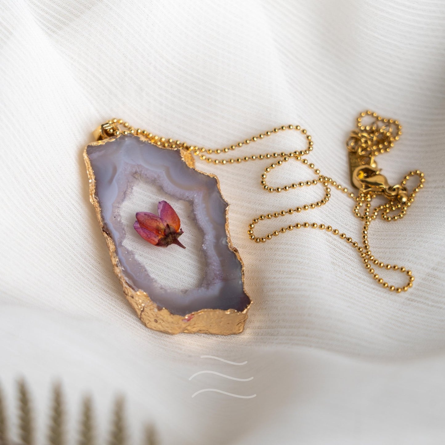 Floragate 26 - Real flower Jewellery - Leafy Affair