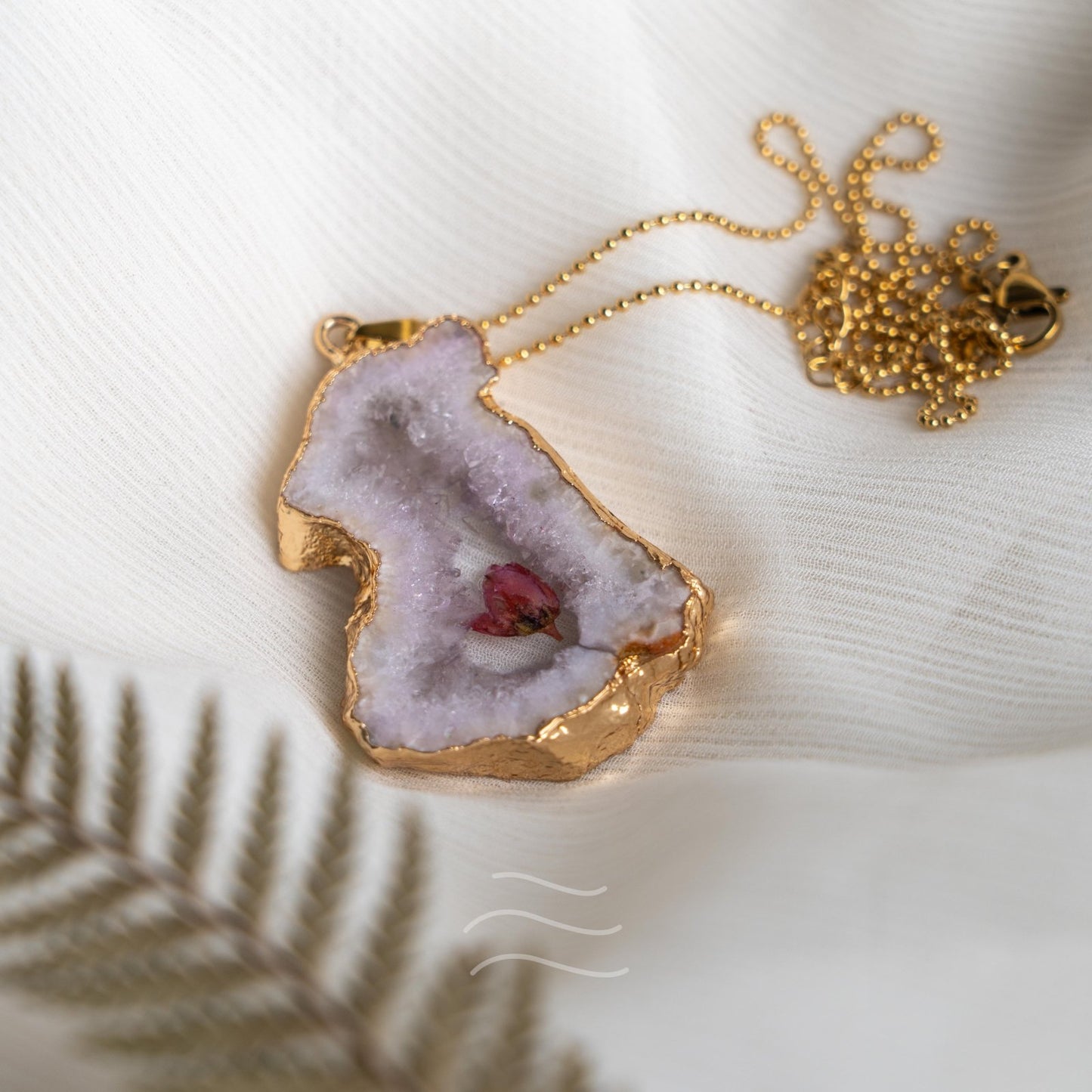 Floragate 34 - Real flower Jewellery - Leafy Affair