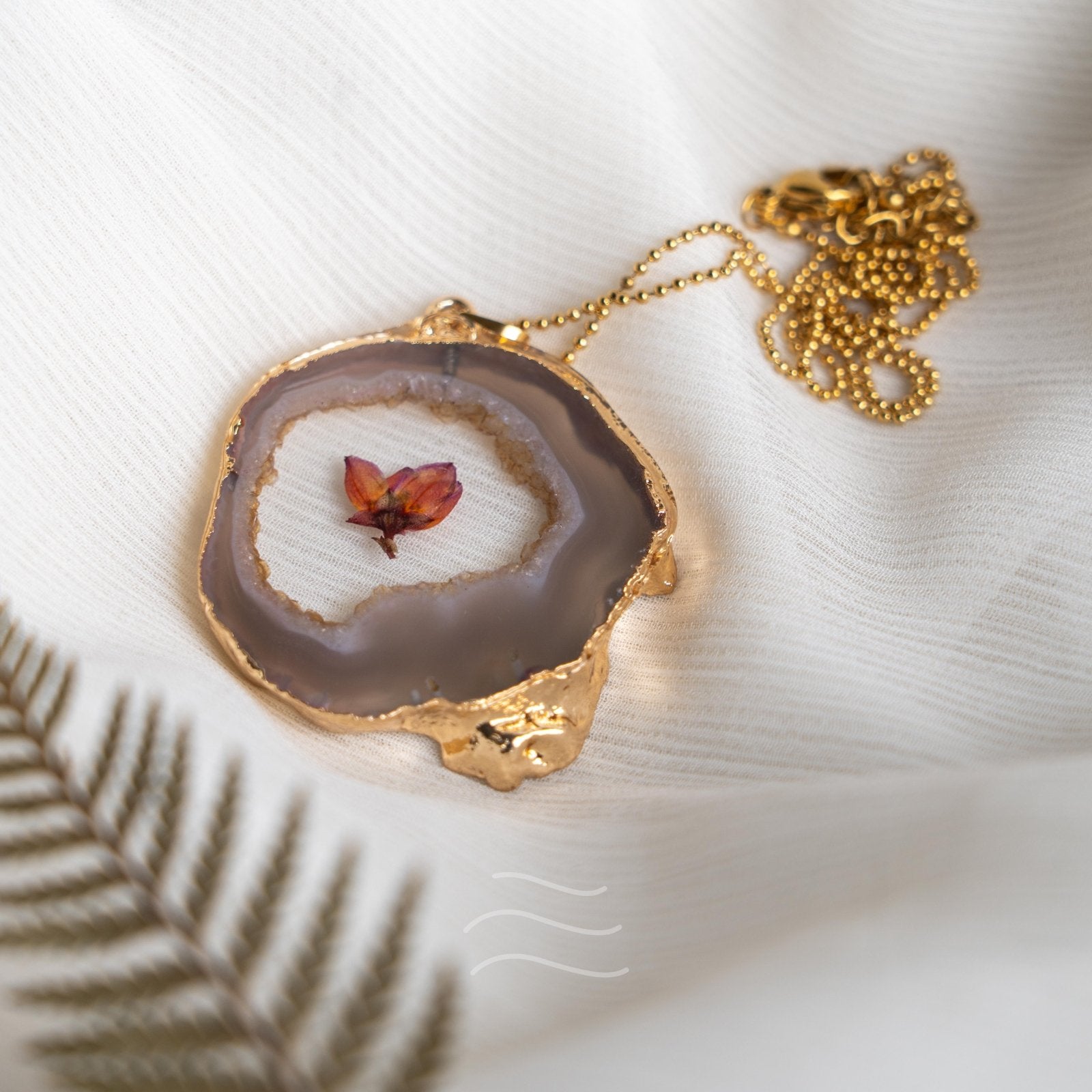 Floragate 55 - Real flower Jewellery - Leafy Affair