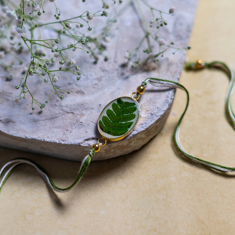 Hosle ki Roshni Rakhi - Real flower Jewellery - Leafy Affair