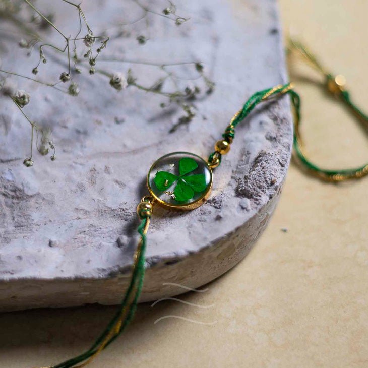 Khushkismat Rakhi - Real flower Jewellery - Leafy Affair