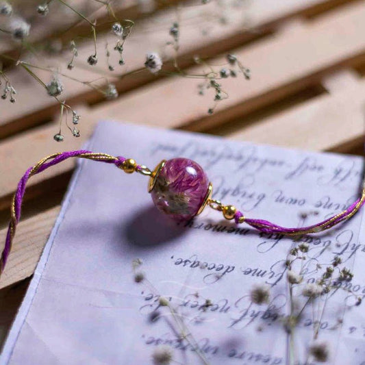 Rangeen Utsah Rakhi - Real flower Jewellery - Leafy Affair