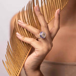 Periwinkle Living Lace Ring