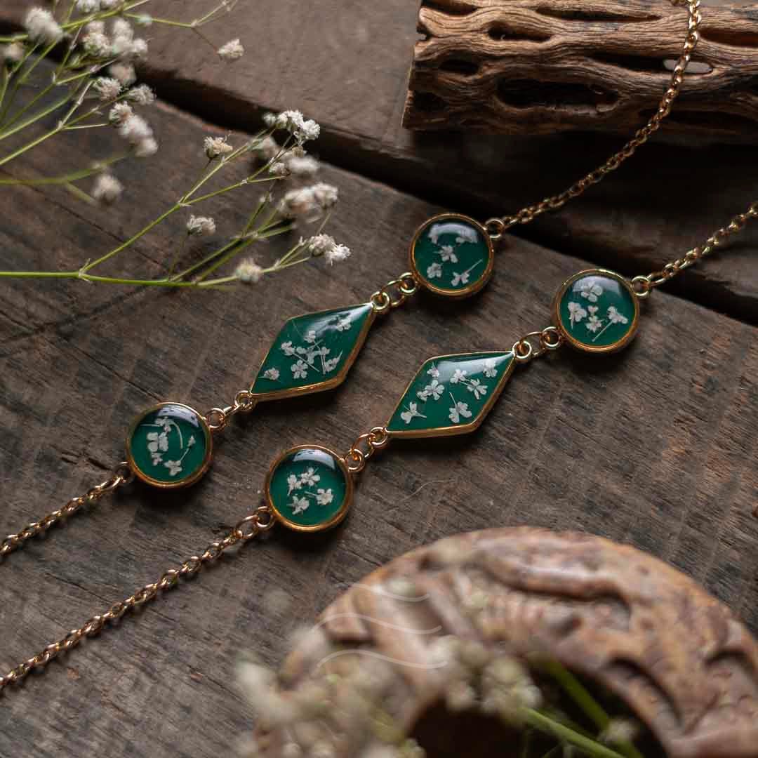 Orion Bracelet - Real flower Jewellery - Leafy Affair