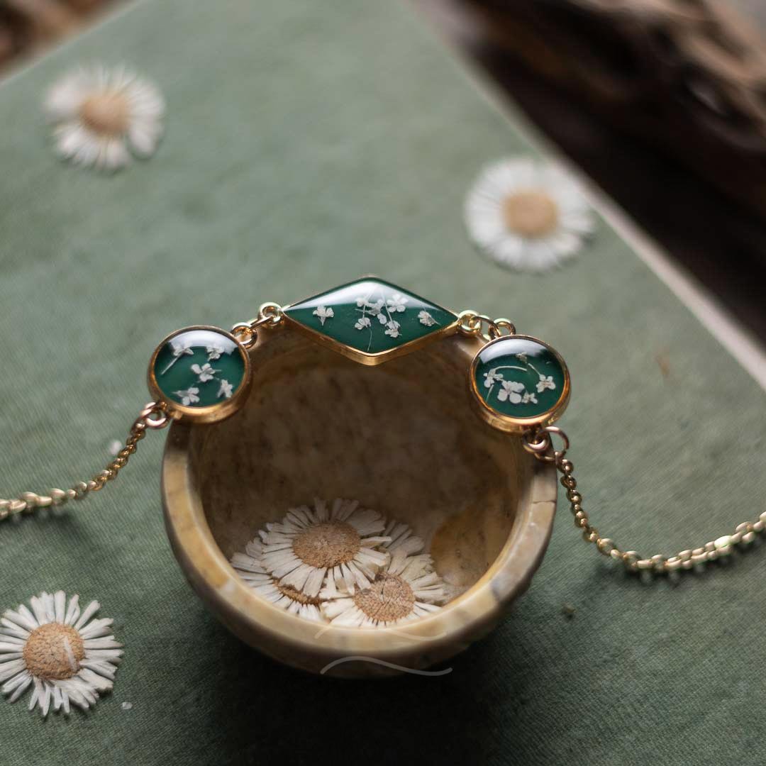 Orion Bracelet - Real flower Jewellery - Leafy Affair
