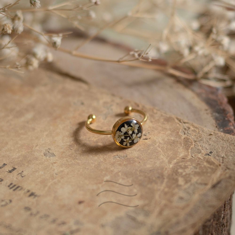 Baby's Breath Set - Real flower Jewellery - Leafy Affair