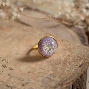 Periwinkle Living Lace Ring