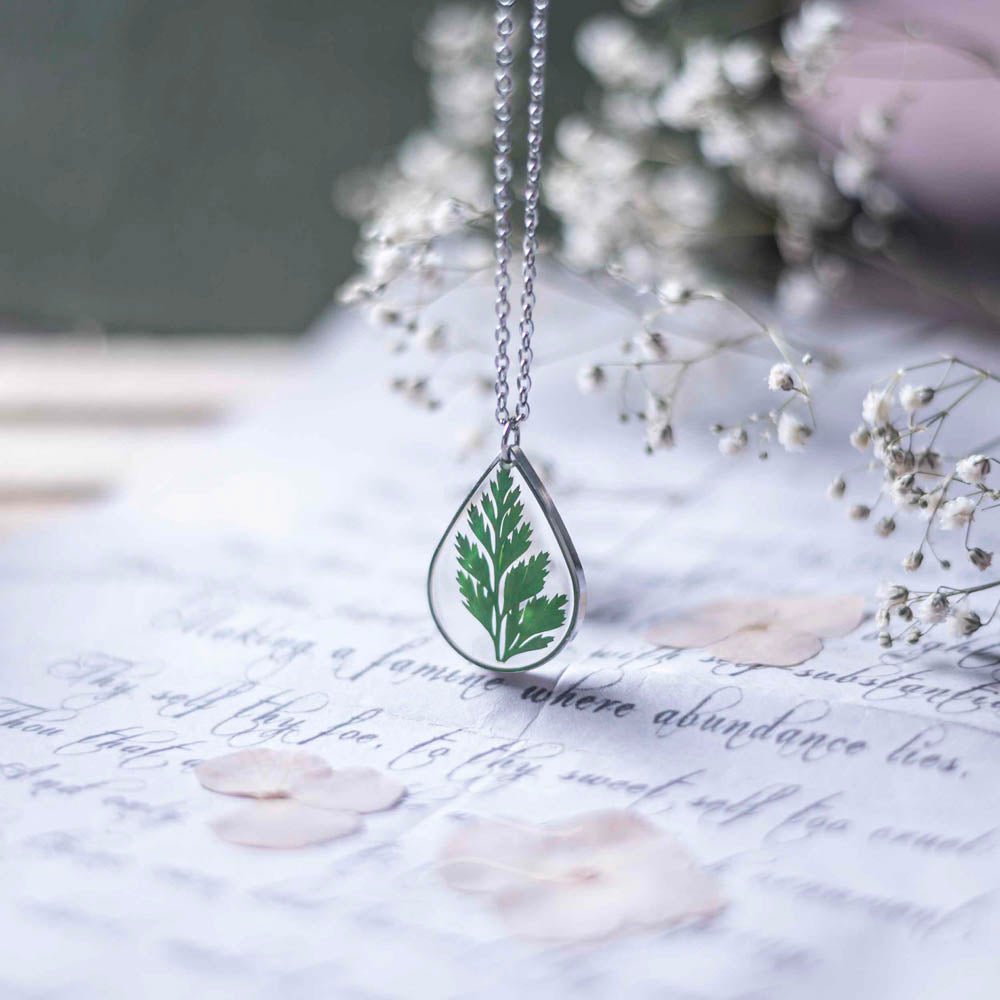 Wild Fern Set - Real flower Jewellery - Leafy Affair