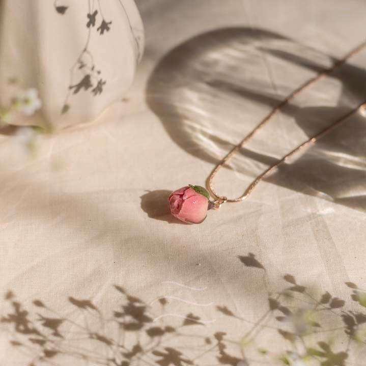 Coralie Necklace - Real flower Jewellery - Leafy Affair