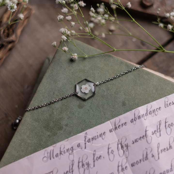 Forevermore Bracelet - Real flower Jewellery - Leafy Affair
