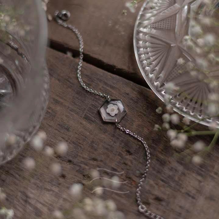 Forevermore Bracelet - Real flower Jewellery - Leafy Affair