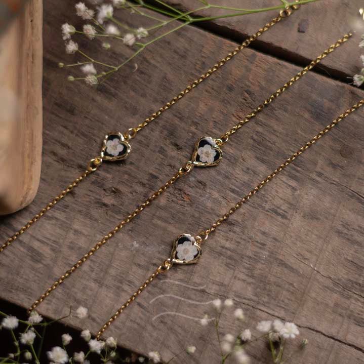 Moonlit Memories - Real flower Jewellery - Leafy Affair