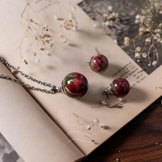 Sonnets of Love Set - Real flower Jewellery - Leafy Affair