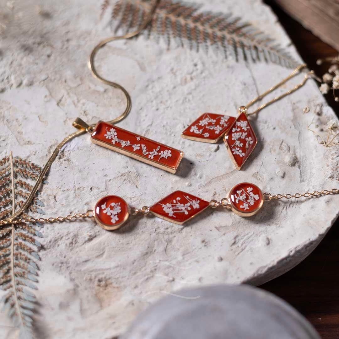 Starstruck Set - Real flower Jewellery - Leafy Affair