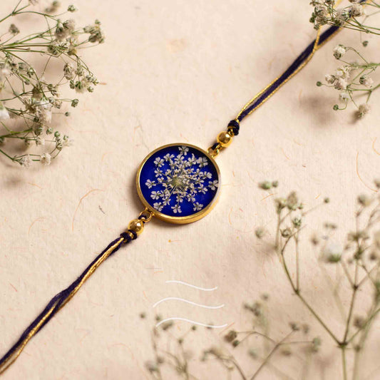 Tirchi Nazar Rakhi - Real flower Jewellery - Leafy Affair