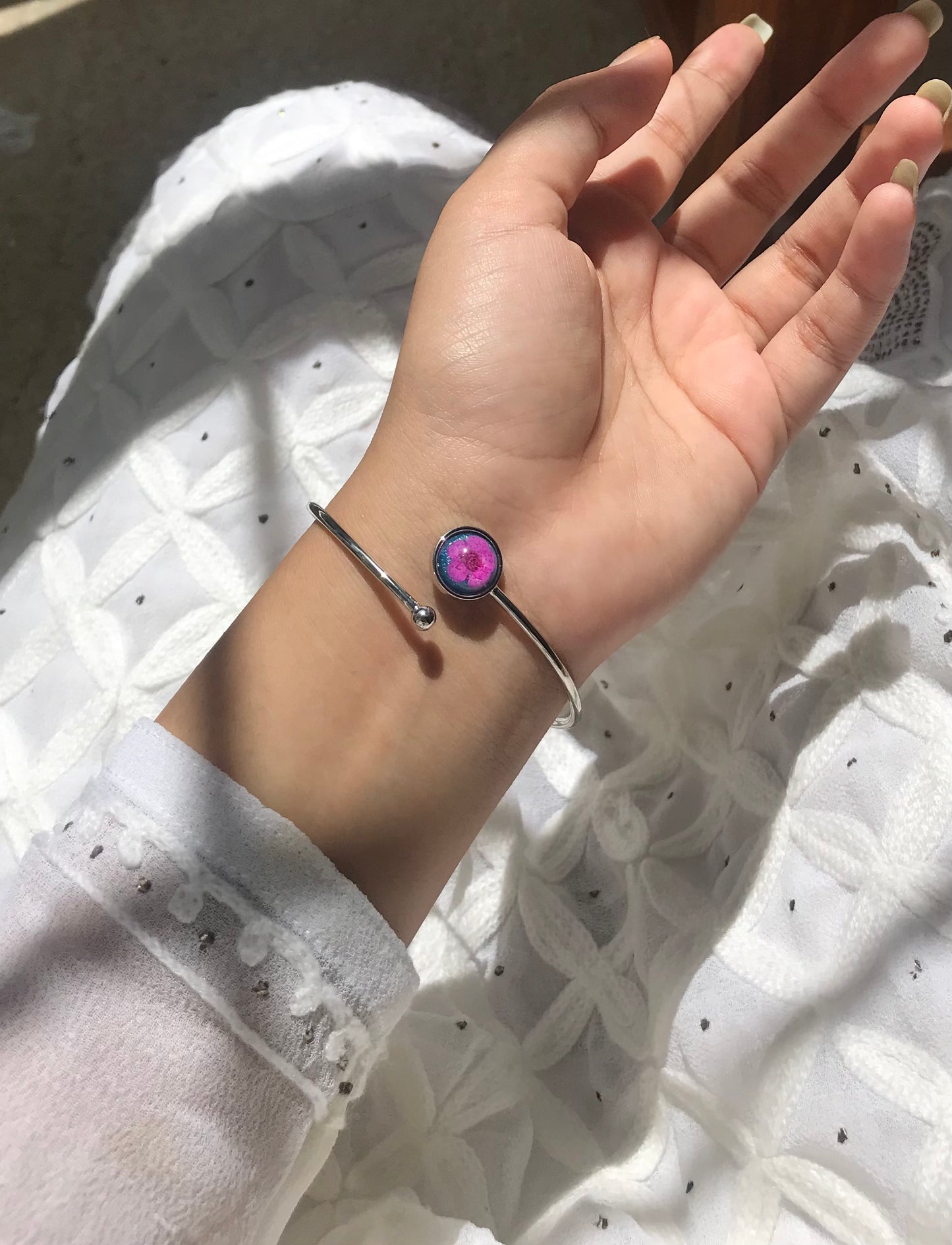 Plum Blossom Bracelet- Pink