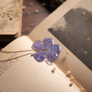 Twirling Periwinkle Necklace